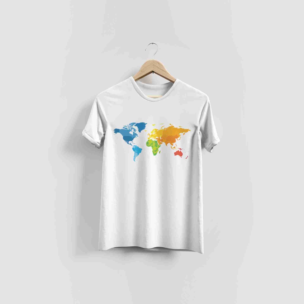 Print Kaos Putih DTG ukuran A4