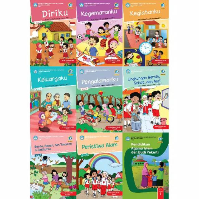 

BUKU PAKET TEMATIK SD KELAS 1 Tema 1,2,3,4,5,6,7,8 dan Agama Islam