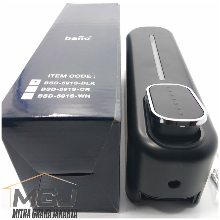 Terlaris Dispenser Sabun Sampoo Cair Bano Single Black Bsd-591 Blk-s Mdl Inno Mgj dmpmQ7WSg6AwGa