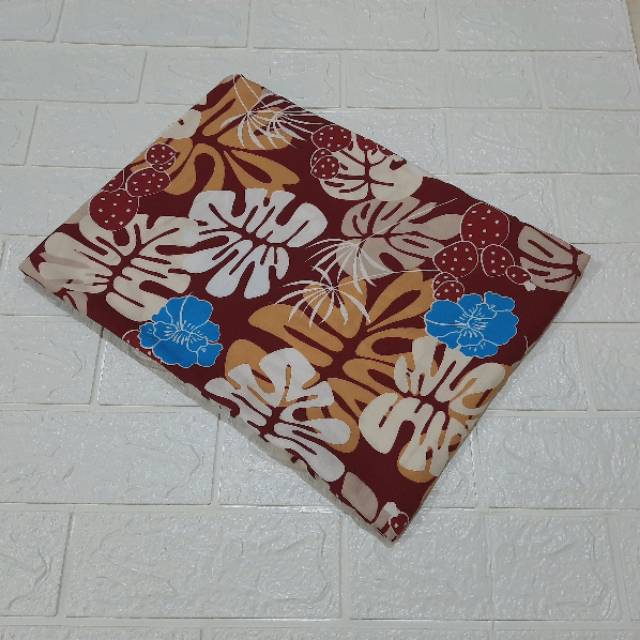 Kain katun rayon motif,  halus dan murah