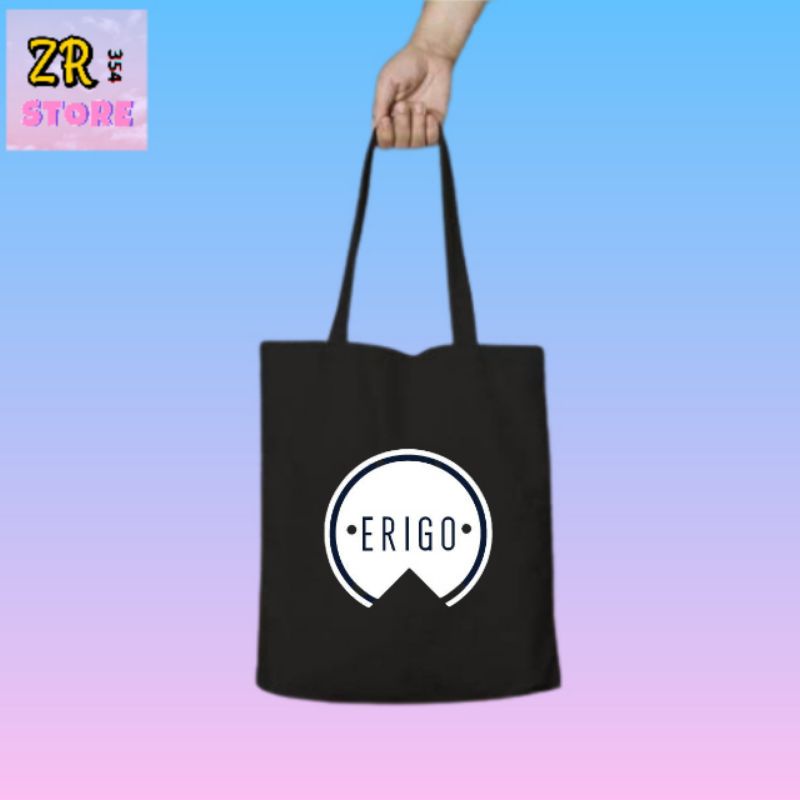 tote bag ERIGO / tote bag resleting / tote bag pria / tote bag wanita / tas tote bag DISTRO BRAND / 