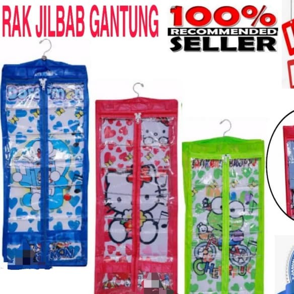 [COD] RAK HIJAB GANTUNG KARAKTER / RAK JILBAB GANTUNG KARAKTER