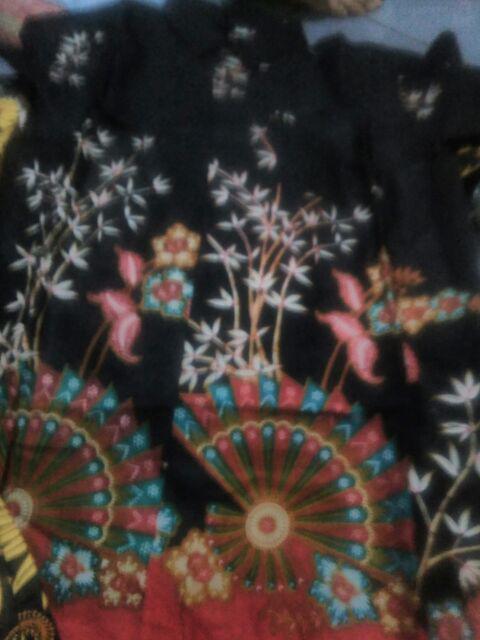 Kemeja Batik Kode Pb 4066 | Batik Sakura Hijau | Risna Batik Hrb026