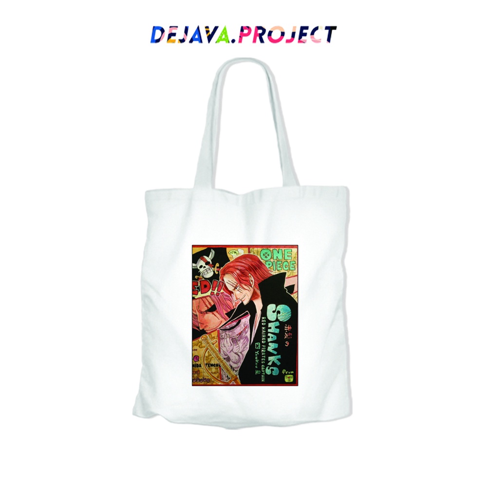 TERBARU TOTEBAG KANVAS ORIGINAL DEJAVA TOTEBAG KANVAS TERBAIK ANIME ONE PIECE SHANKS TERKEREN