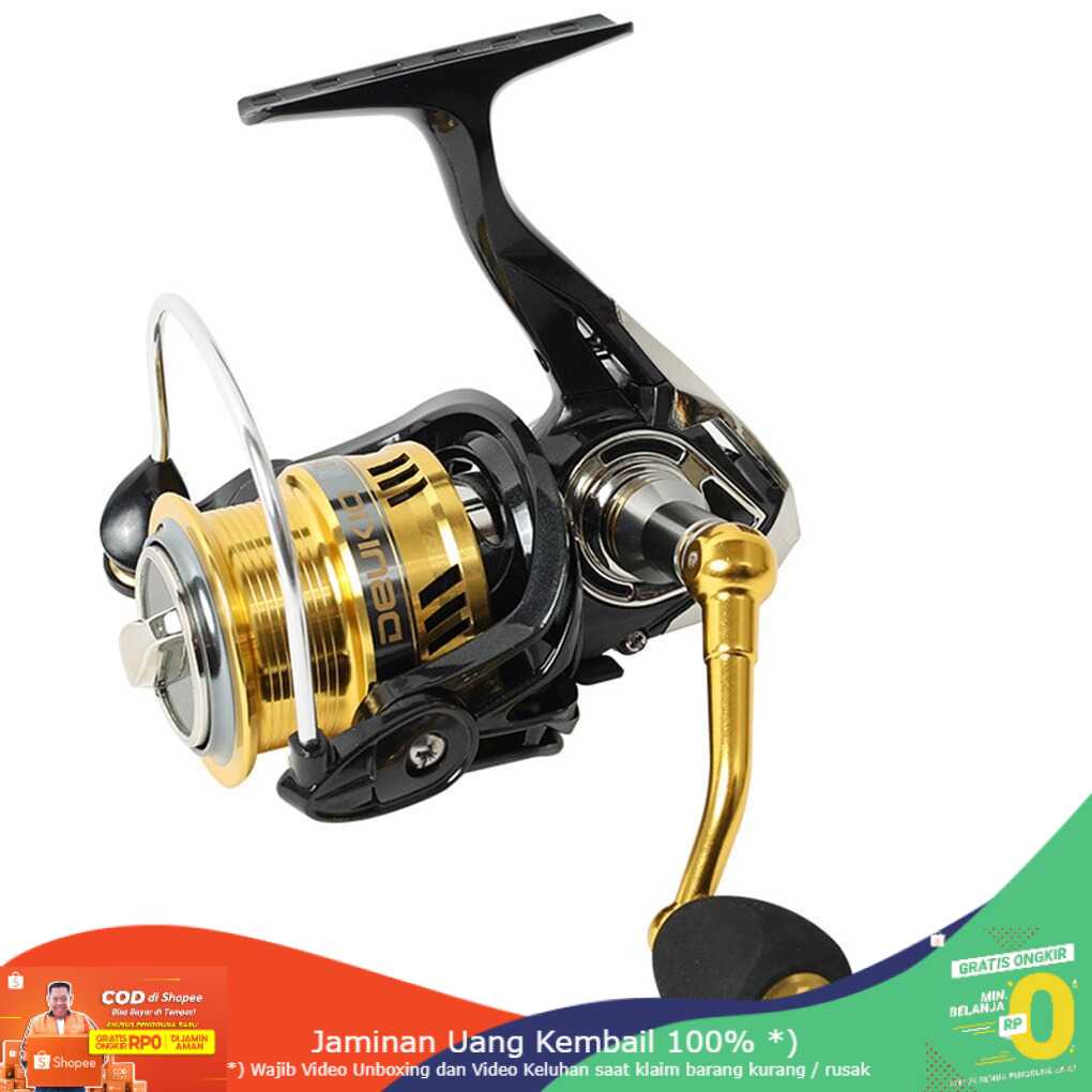 (BISA COD) RVOSTR ELENXS Reel Pancing Fishing Reel Kumparan Pancing 5+1BB 5.2:1