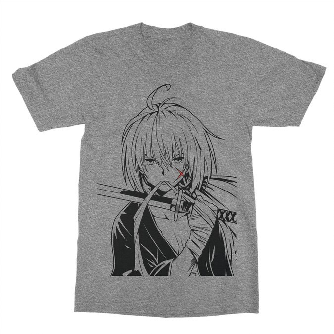 Kaos Anime Samurai X Kenshin Himura The Batosai - Anime Manga - Chicken Garment