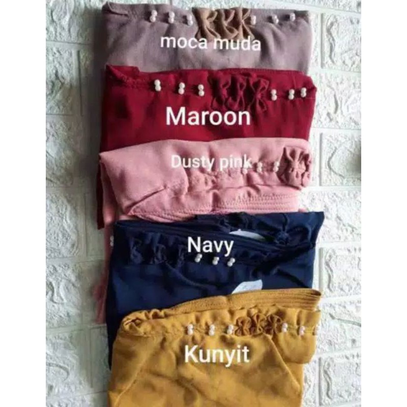 FISCA / Khimar 2layer ceruty / Jilbab cetury mini Standart