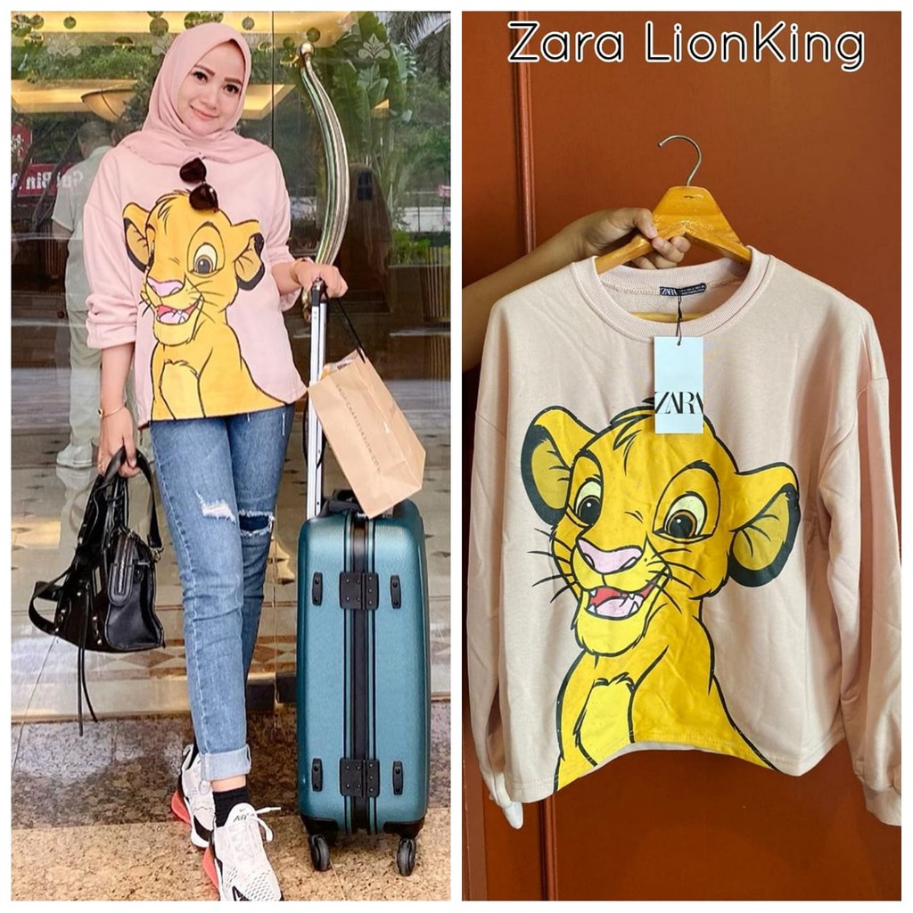 zara lion king sweatshirt