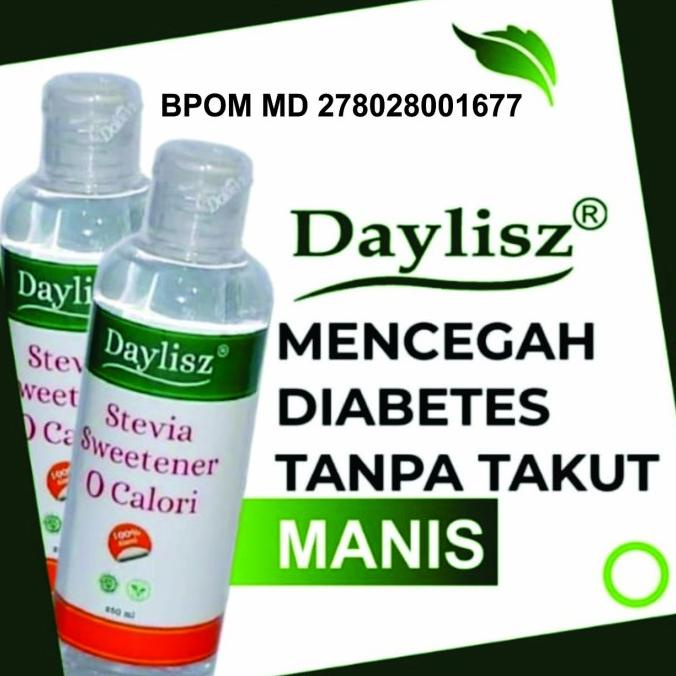 

paling diminati] Daylisz Stevia Pemanis Pengganti Gula isi 250 ml