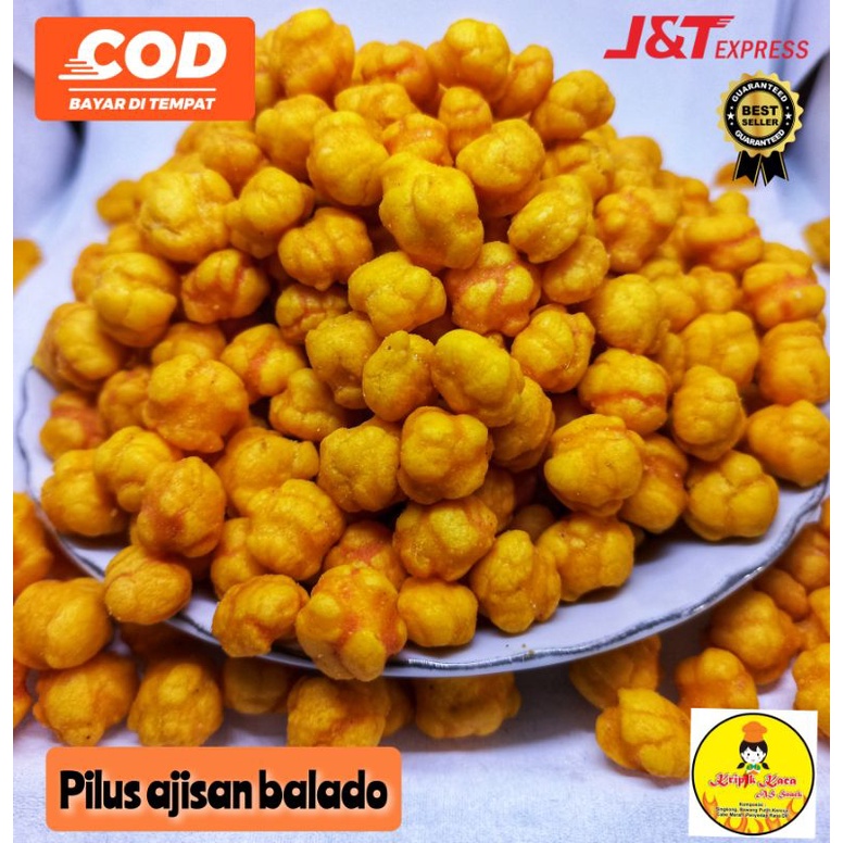 

PILUS AJISAN BALADO,AJISAN ENAK,SNACK MURAH