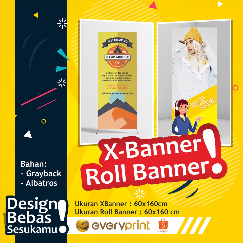 PAKET X-BANNER & ROLL BANNER