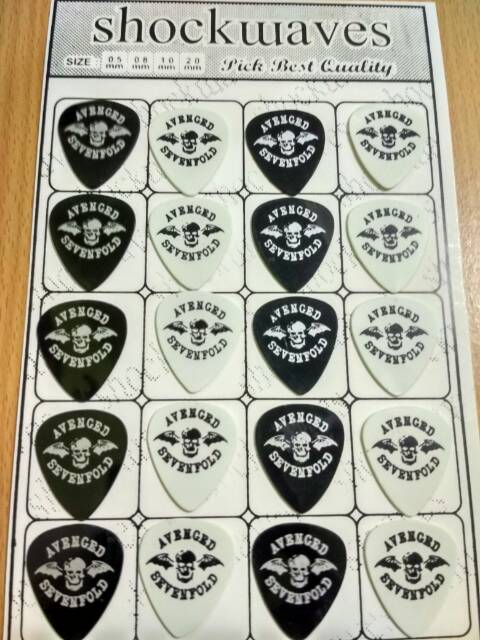 Pick Gitar A7X Avenged Sevenfold Selembar 20biji