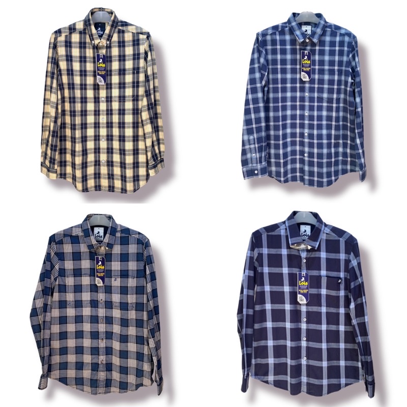 Kemeja Lengan Panjang LOIS Original