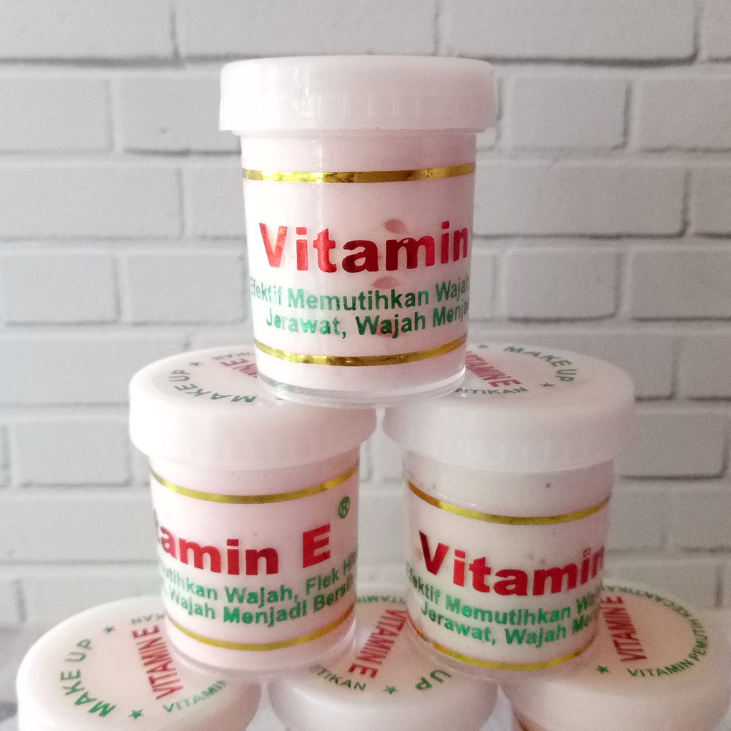 Cream Vitamin E Original - Cream Pemutih Wajah Glowing Vitamin E - Cream Vit E