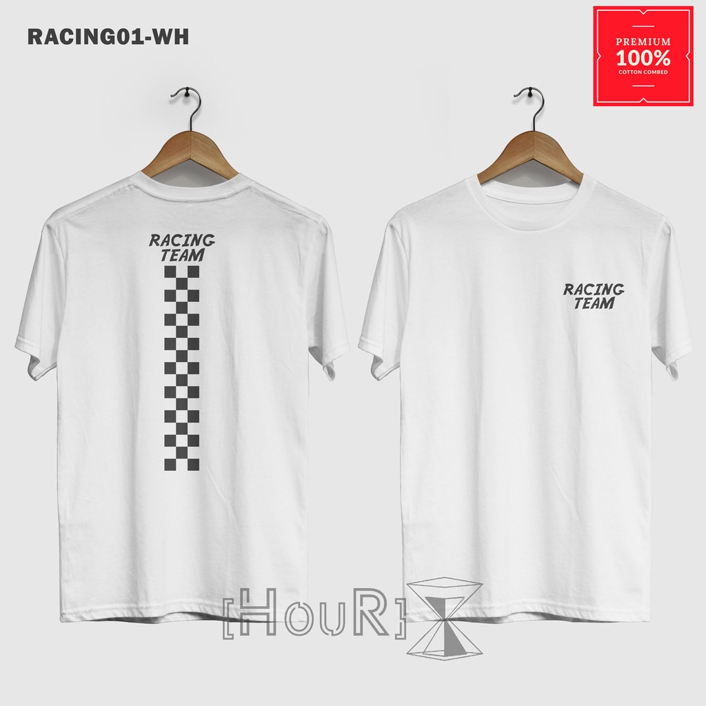 Kaos Motor Racing Pria All Size Big Size
