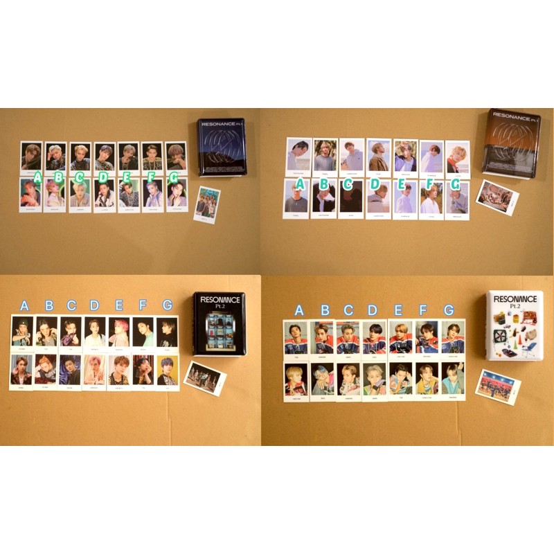 NCT U POLAROID MINI COLLECT BOOK KOLBUK MAKE A WISH, FROM HOME, WORK IT, 90s LOVE