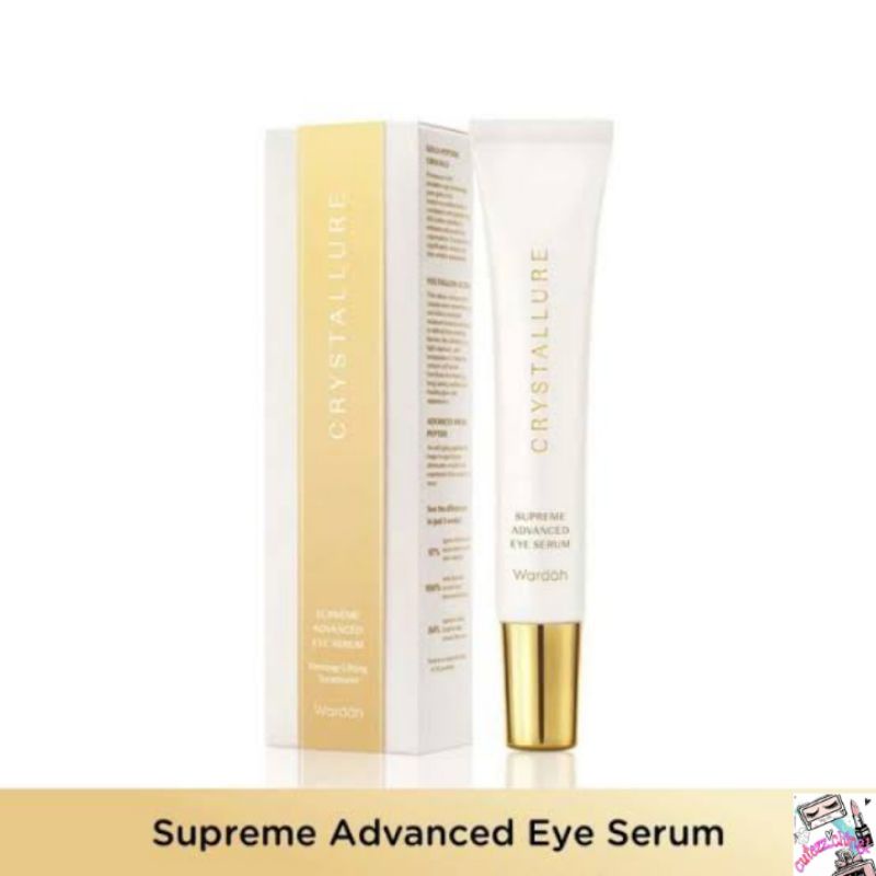 ☃Cutezz_Ching1☃Wardah Crystallure Supreme Advanced Eye Serum 15ml