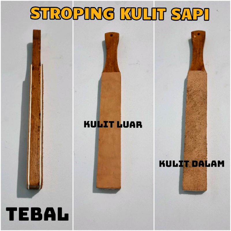 Asahan Pisau Stroping Kulit Sapi