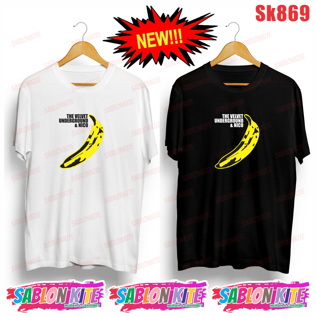 MURAH!!! KAOS KPOP NCT THE VELVET BANANA SK869 UNISEX ADA 6 WARNA COMBED 30S