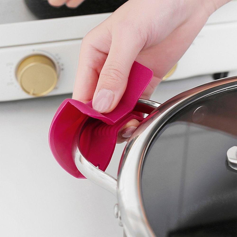 [Elegan] Sarung Tangan Oven Kreatif Peredam Panas Memasak Non-Slip Tahan Panas Pinch Grips Pelindung Jari