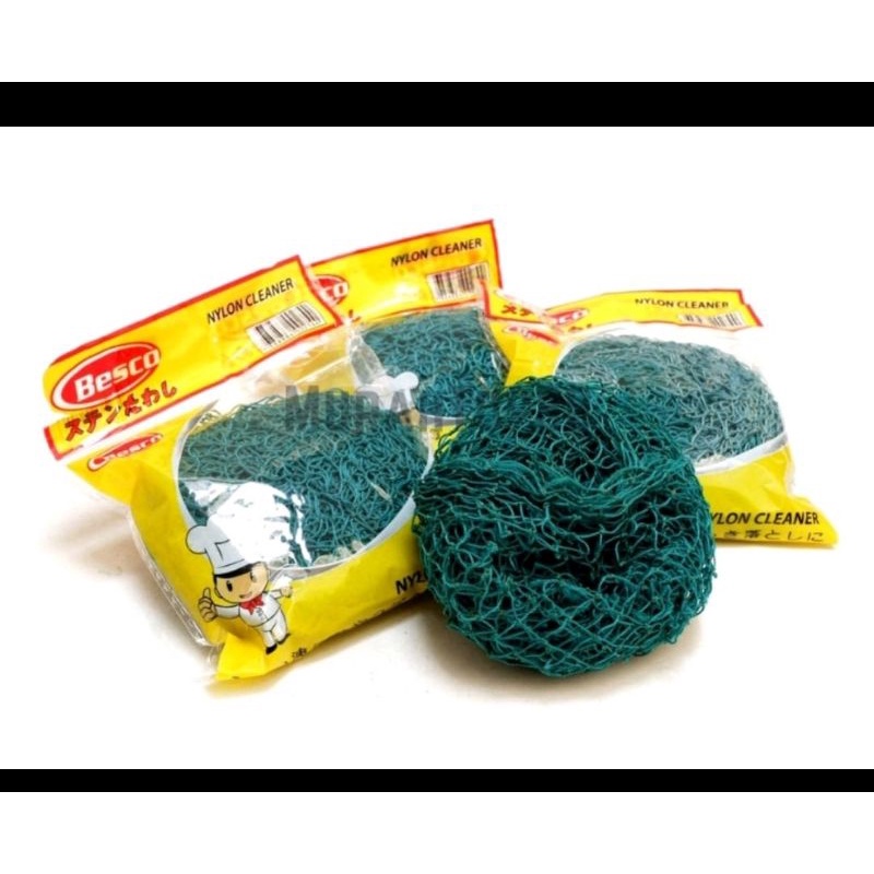 Sabut cuci piring hijau