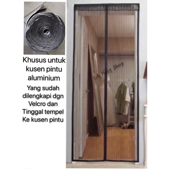 Tirai Magnet Anti Nyamuk Kusen Aluminium Kusen pintu Aluminium dijamin bagus