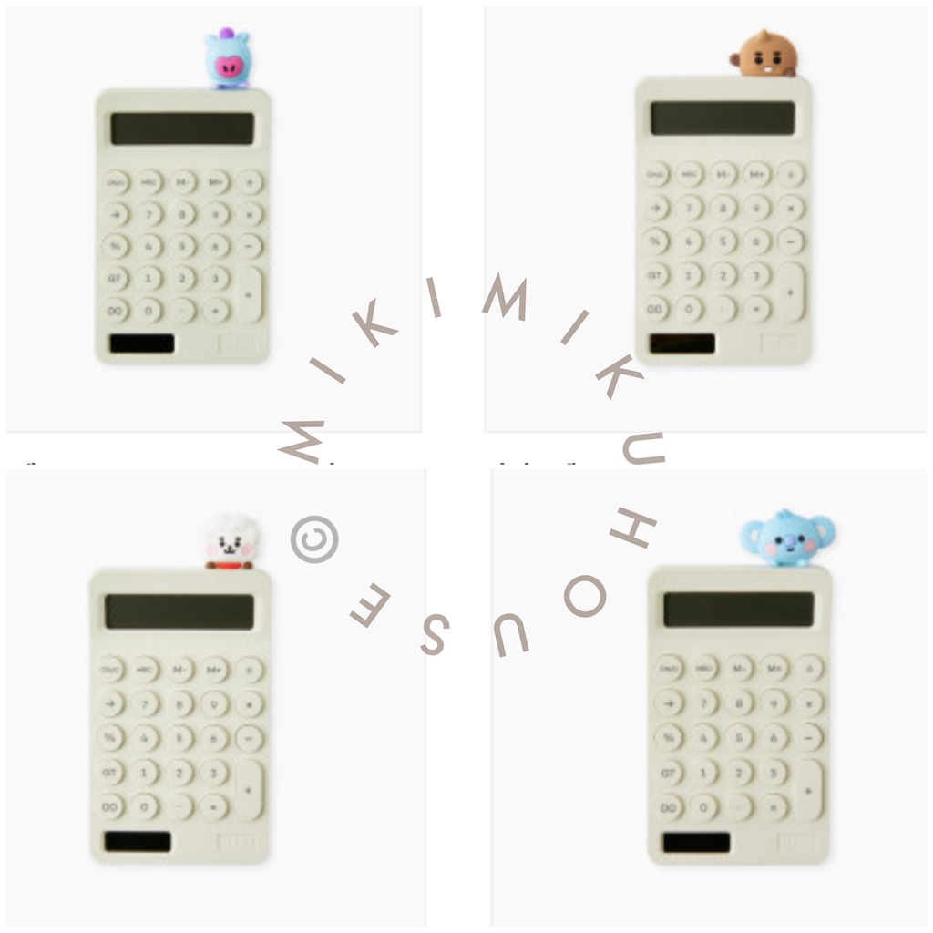 

READY BT21 BABY CALCULATOR OFFICIAL LINE FRIENDS KOREA KOREAN MERCHANDISE BTS KALKULATOR