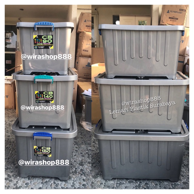 Container Plastik MPW 180 liter Link Instan