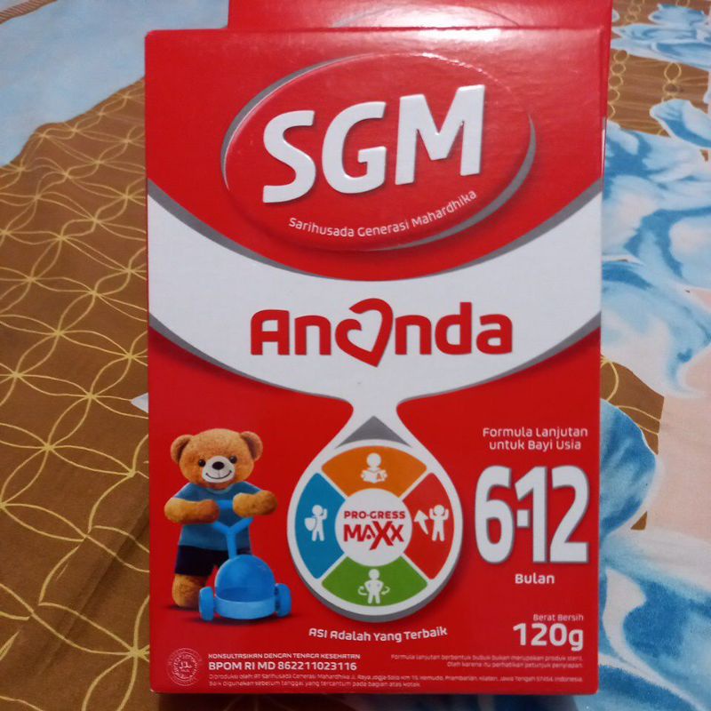 SGM Ananda 2 susu formula 6-12 bulan 120 gram