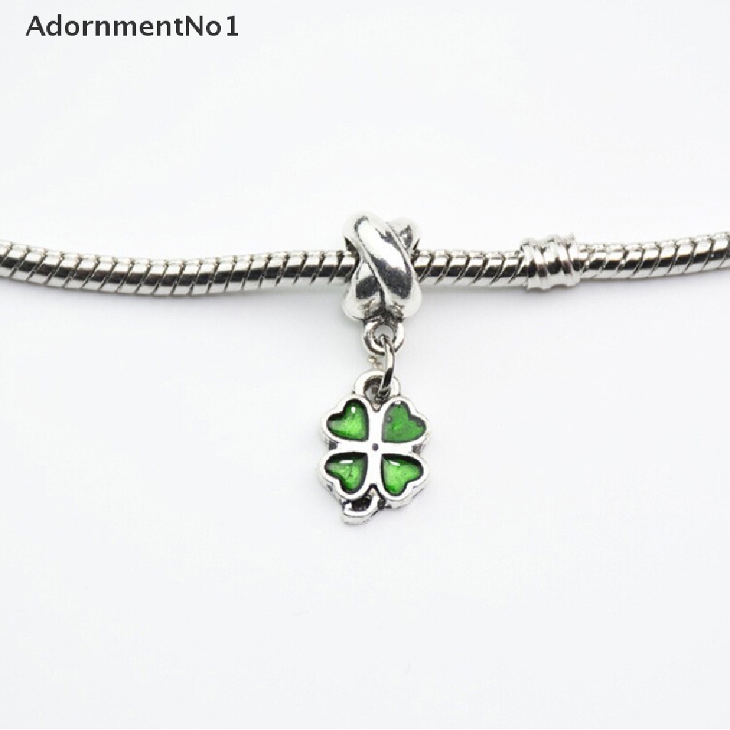 (AdornmentNo1) 1pc Liontin Kalung / Gelang Desain Clover Gaya Eropa Menarik Untuk Wanita