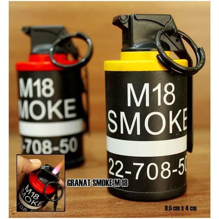 Jual KOREK GAS SMOKE GRENADE GRANAT ASAP M18 Low Price!