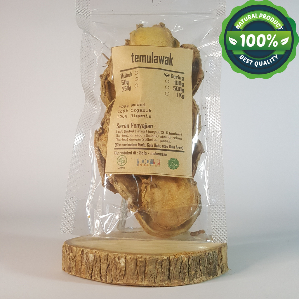 

TEMULAWAK KERING 500 GRAM - Curcuma Zanthorrhiza - Curcuma Heyne