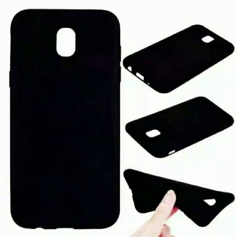 Samsung Galaxy M10 / A11 / M11 / M20 / M30 / M30S / M31 / SLIM MATTE SOFTCASE BLACK MATTE CASE