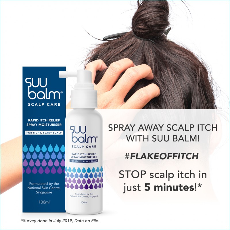 Suu Balm Scalp Rapid Itch Relief Spray Moisturiser 100ml