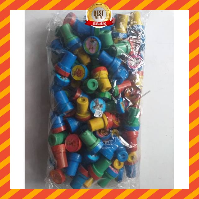 

Mainan Stempel Karakter 100pcs/ Mainan Edukasi Cap Berbagai Gambar Lucu / Stamp