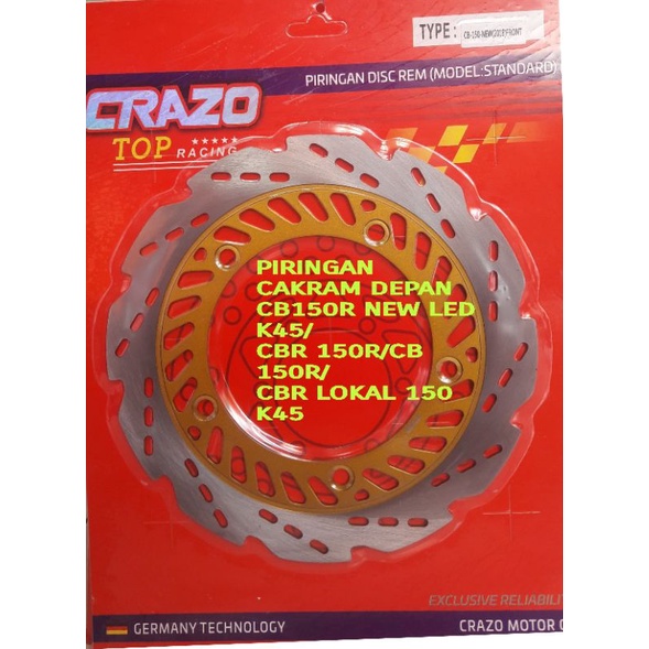 PIRINGAN CAKRAM DEPAN CB150R NEW LED K45/CBR 150R/CB 150R/CBR LOKAL 150 K45