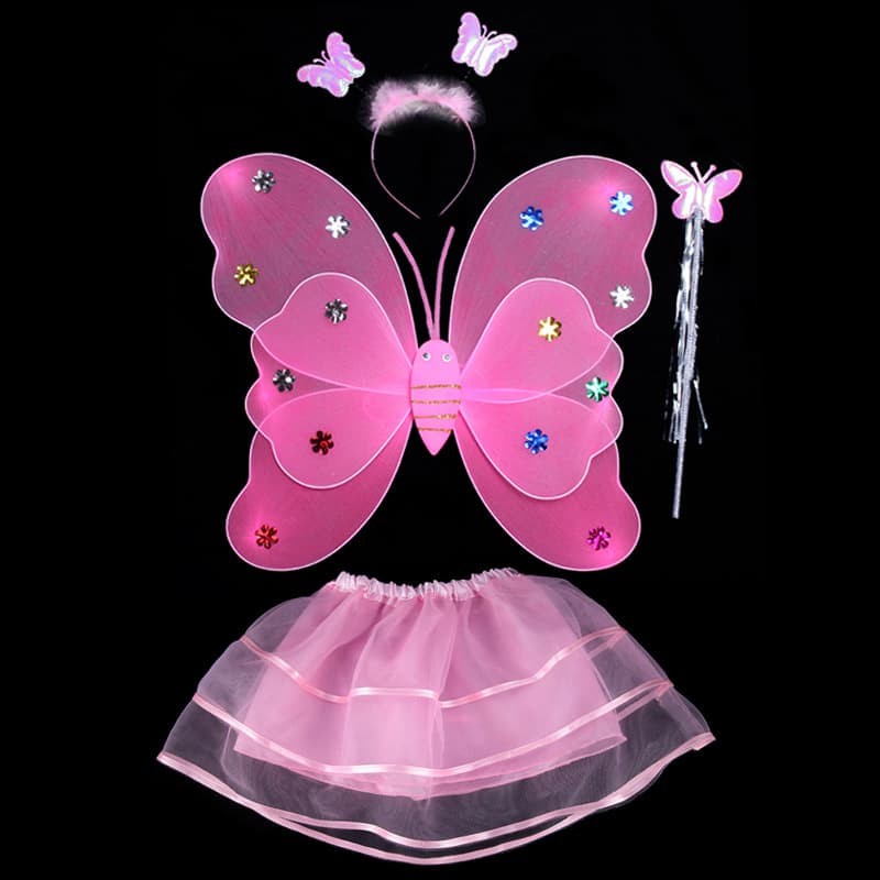 BUTTERFLY costume 4 in 1 halloween kostum anak animal kupu kupu sayap