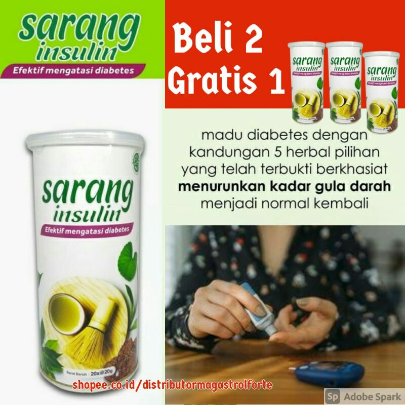 

[BISA COD] Sarang Insulin Minuman Teh Diabetes Menurunkan Kadar Gula Darah