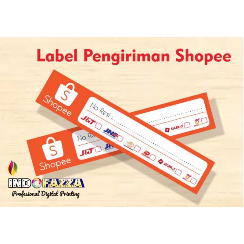 

label pengiriman Shopee