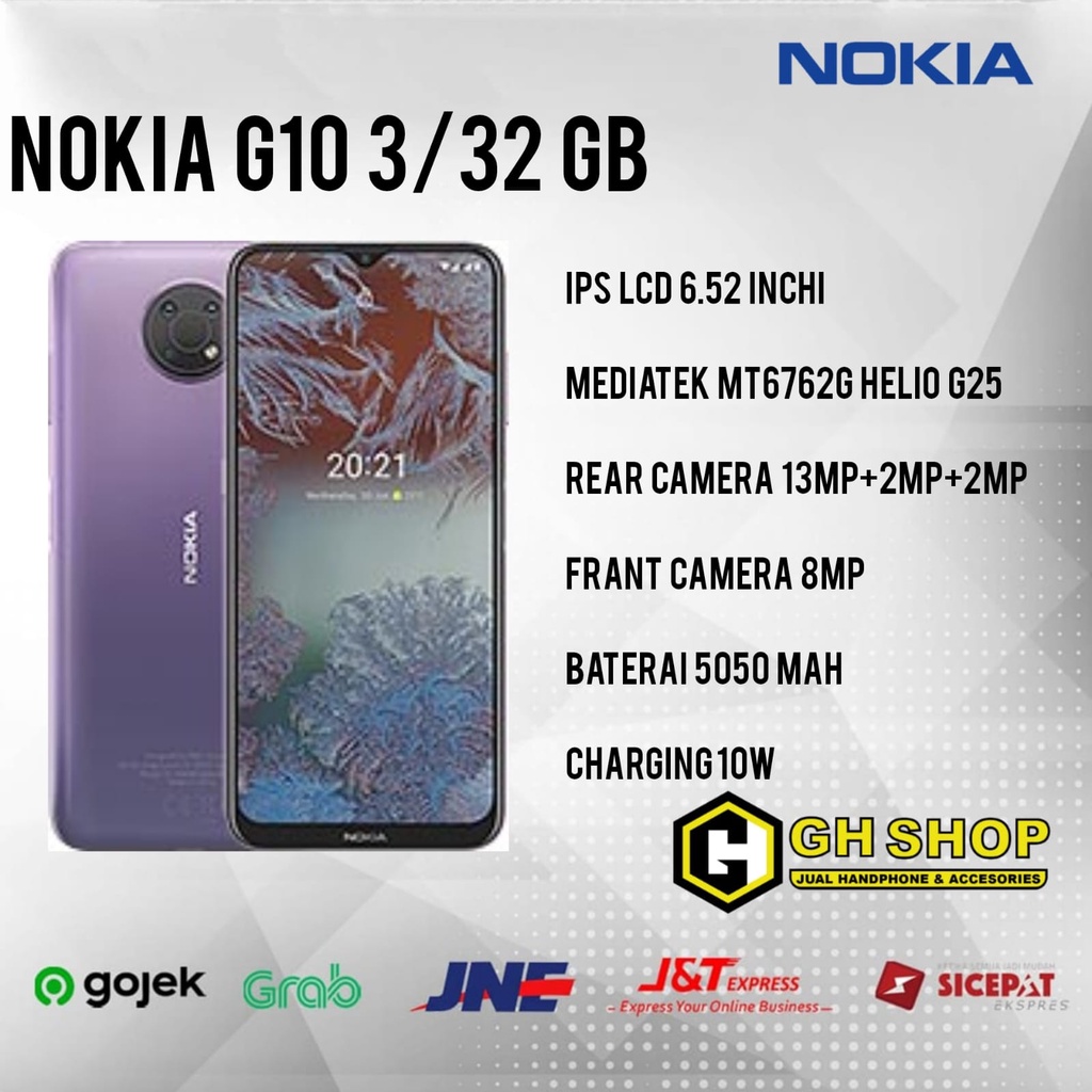 NOKIA G10 3/32 GB GARANSI RESMI