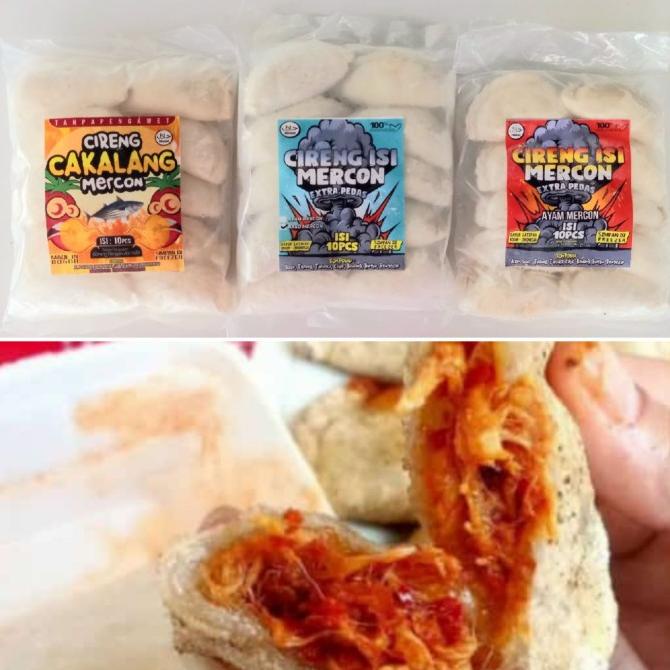

Cuci Gudang Awal Tahun CIRENG ISI MERCON 10 PCS SUPER PEDAS (AYAM SUWIR, CAKALANG, BAKSO) Cuci Gudang Awal Tahun