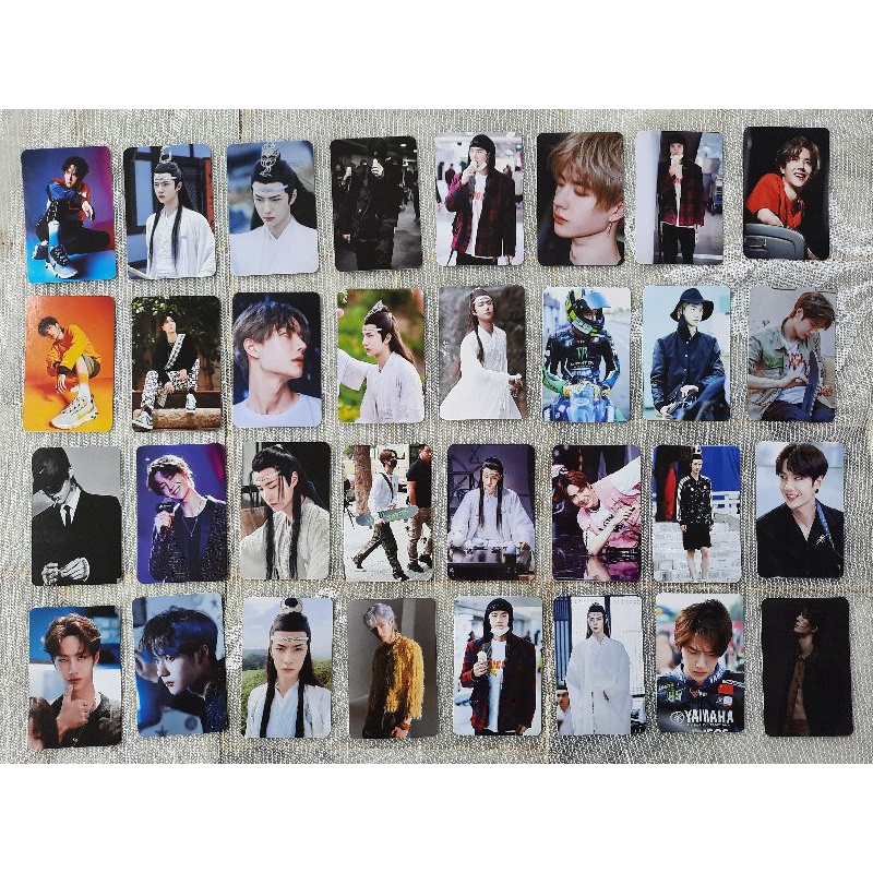 PHOTOCARD Xiao Zhan dan Wang Yibo (Laminasi 2 sisi Glossy + Art Cartoon 310 premium)
