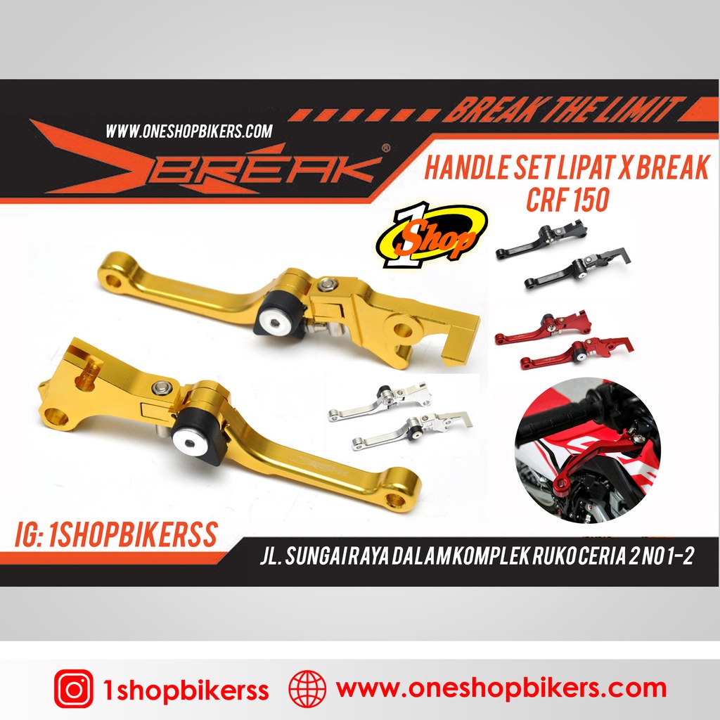 Handle Set Lipat X Break CRF KLX WR155