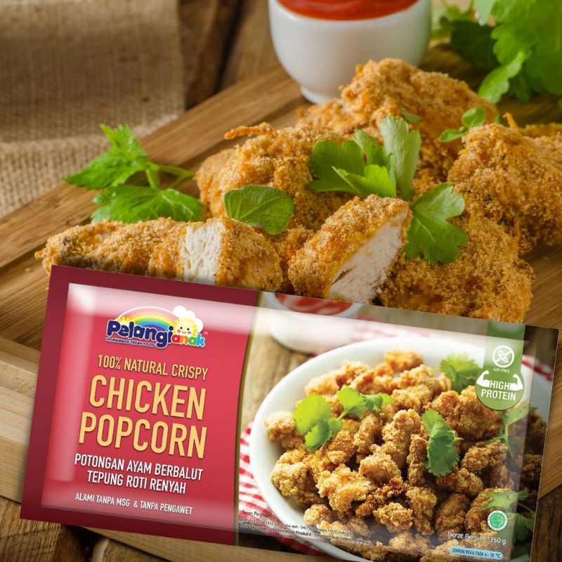 

Chicken Popcorn Pelangi, frozen food sehat tanpa msg