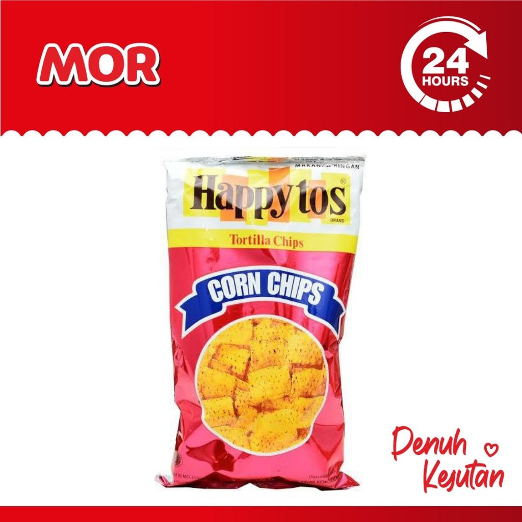 

HAPPYTOS Corn Chips Keripik Jagung 140 gr