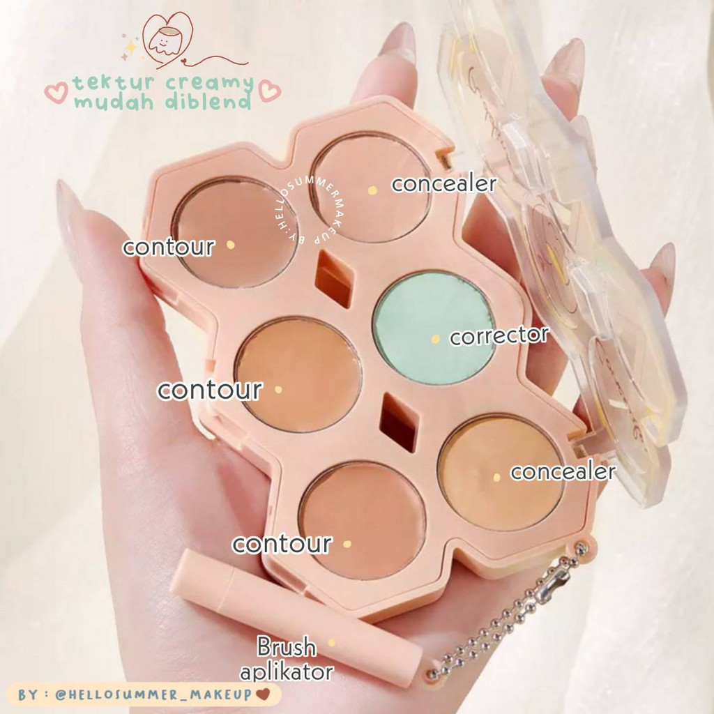 Pudding Creamy Contour Concealer Palette