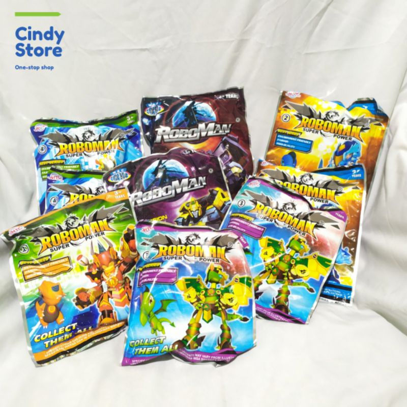 MAINAN ROBOT RAKIT ROBOMAN - Cindy Store