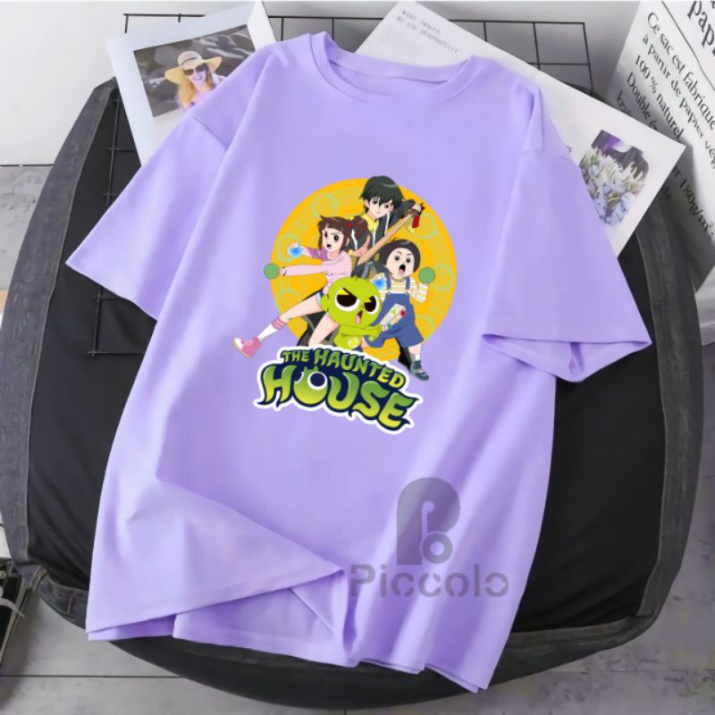 KAOS ANAK SHINBI HOUSE THE HAUNTED HOUSE GAMBAR  JERNIH kaos anak kado ulang tahun (free nama)