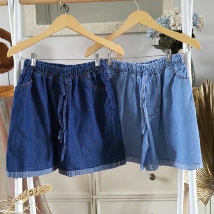 Terbaik.. Celana Pendek Hot Pants Wanita Jeans Jumbo // Celana Pendek Jeans Wanita Jumbo Murah