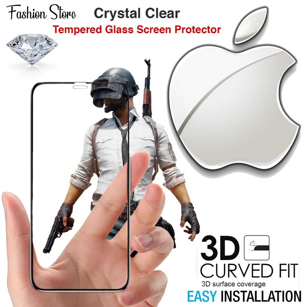 IPHONE 5/6/6+/7/8/7+/8+/X/XS/XR/XS MAX/11/11 PRO/11 PRO MAX TEMPERED GLASS 5D/6D/9D FULL LAYAR